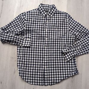 Todd Snyder New York Shirt Mens Large Button Up Plaid Shirt Long Sleeve